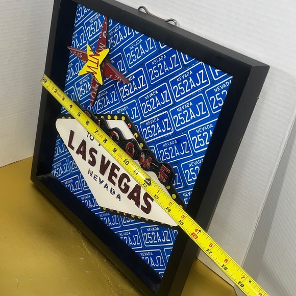 Las Vegas Welcome Sign Mixed Media Art - Picture 5 of 5